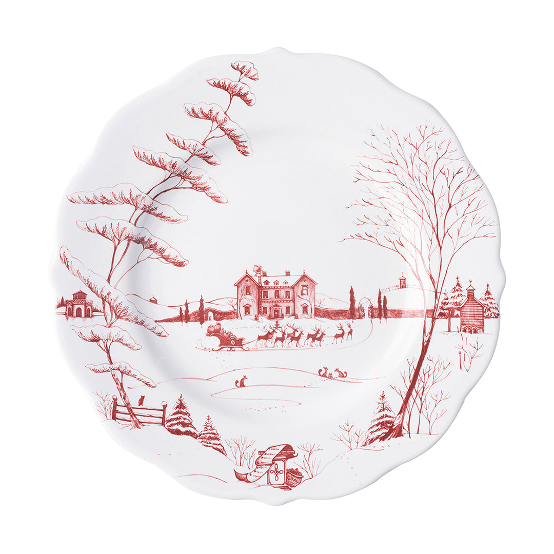 Country Estate Winter Frolic Dinner Plate
