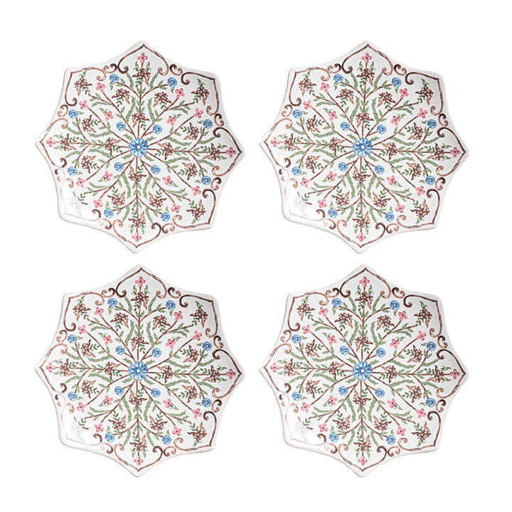 Juliska Villa Sevilla Scalloped Side/Cocktail Plate Set/4