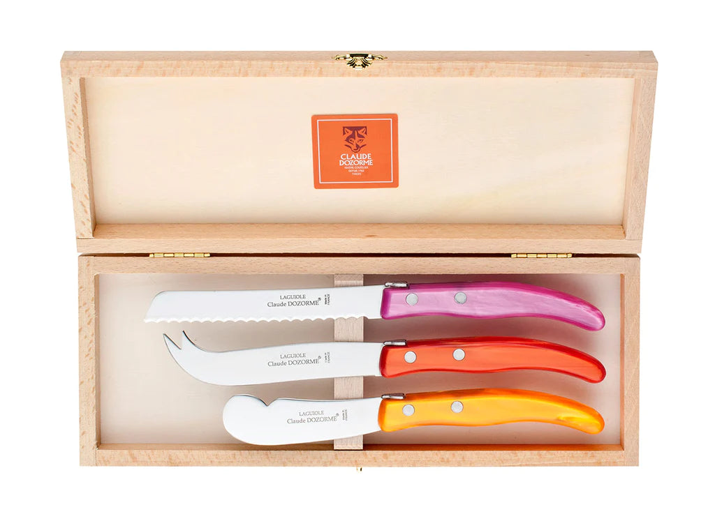 Laguiole Berlingot 3 Piece Breakfast Knives Set - Thumbnail 2