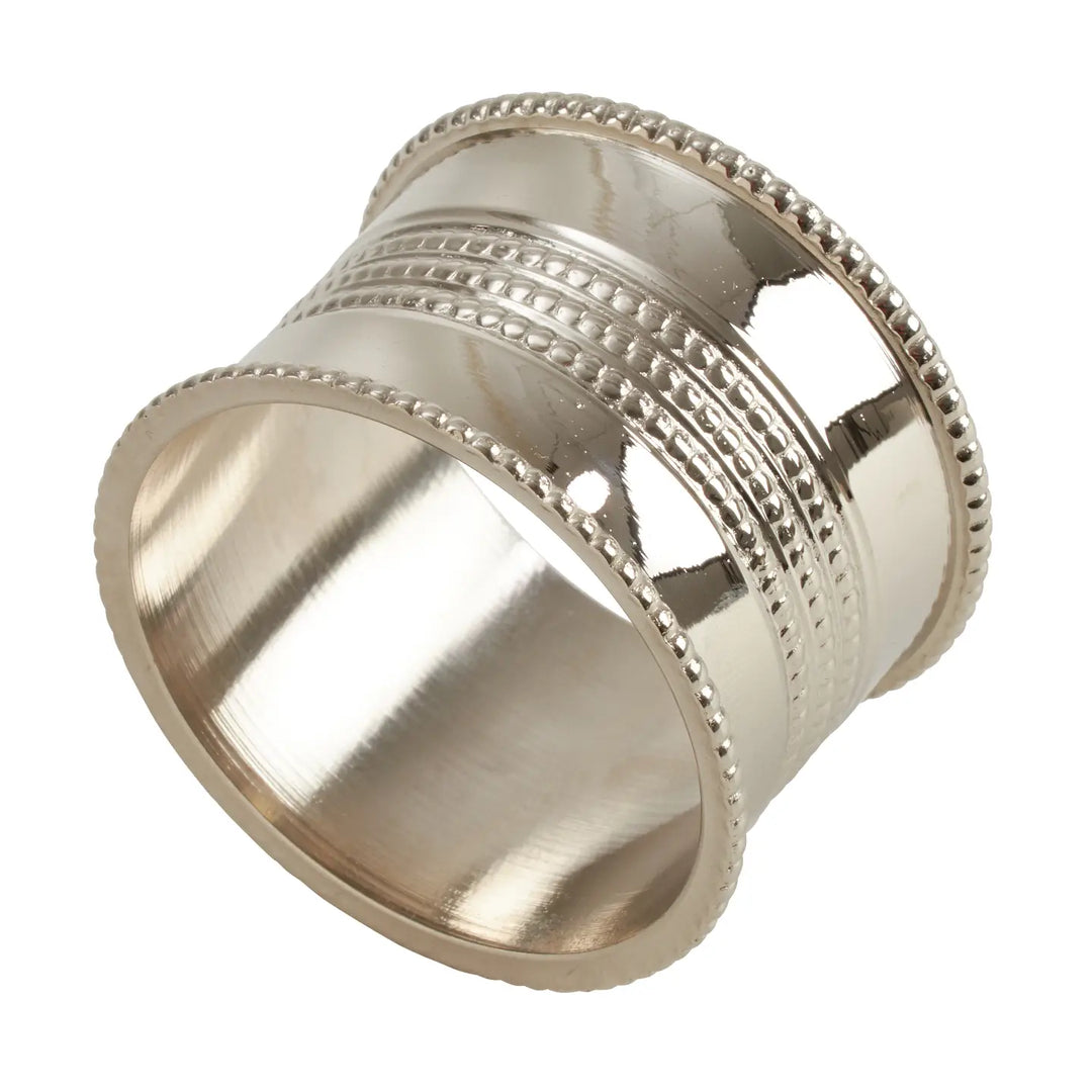 Silver Dotted Napkin Ring