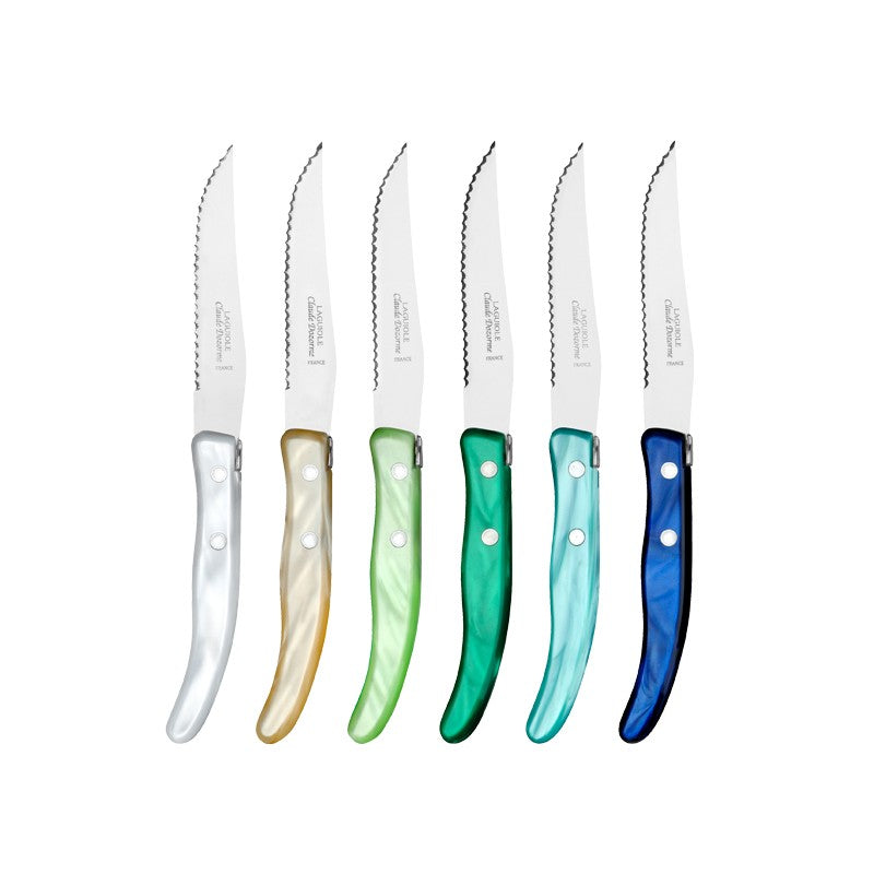 Berlingot Laguiole Set of Six Steak Knives