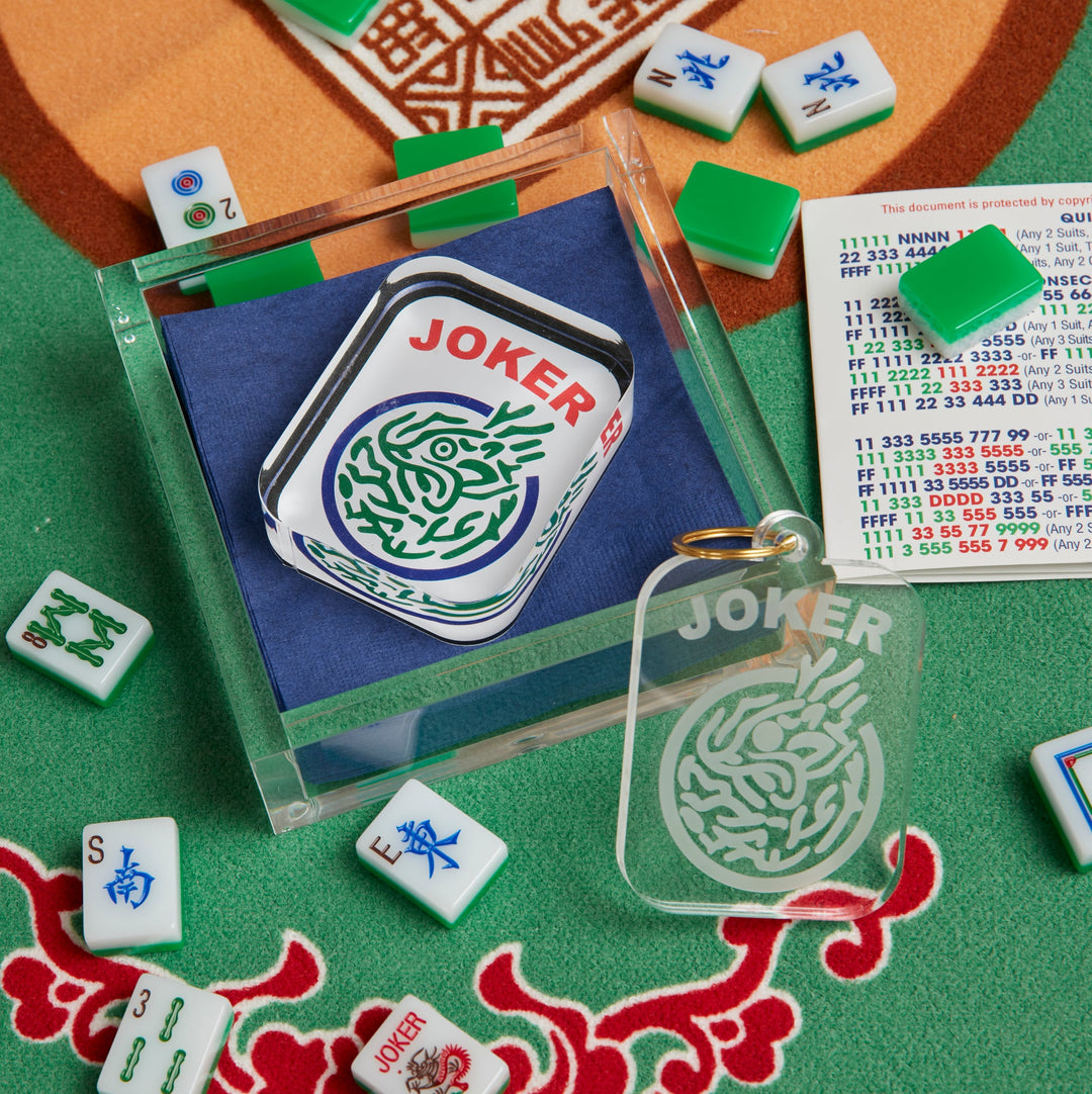 Cocktail Napkin Holder | Mahjong