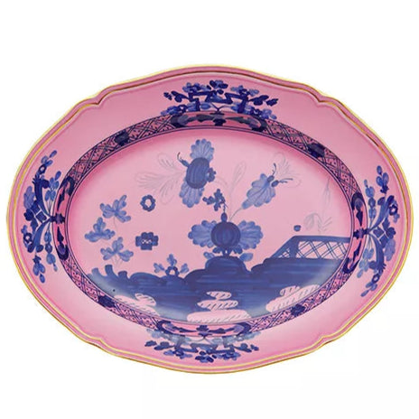 Ginori Azalea Round Oval Platter