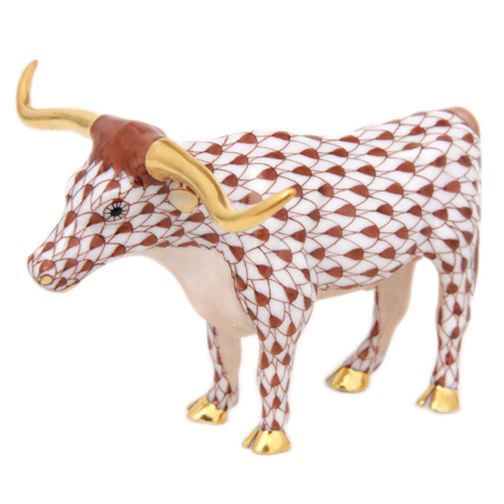 Herend Longhorn - Chocolate