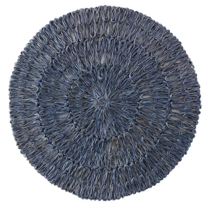 Straw Loop Placemat | Delft Blue