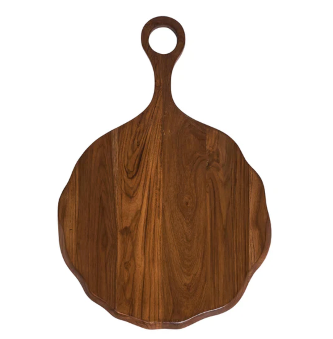 Puro Round Serving Board - Teak