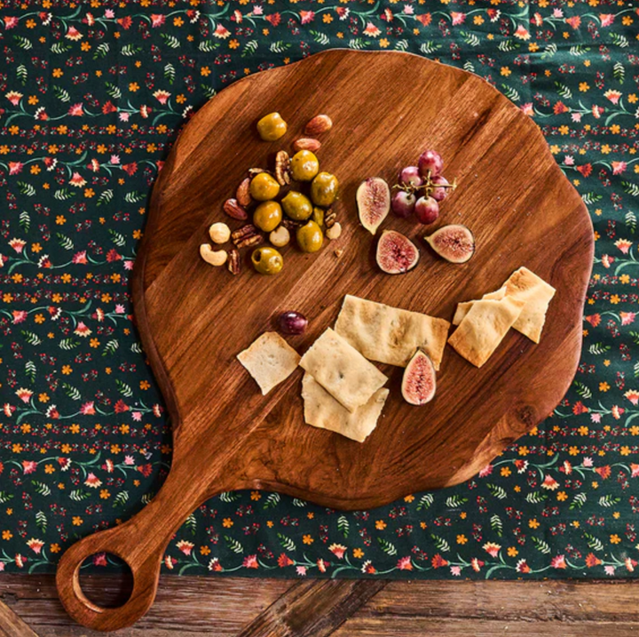 Puro Round Serving Board - Teak