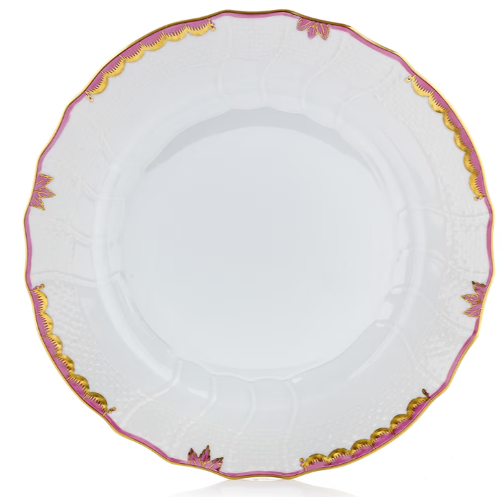 Herend Princess Victoria Pink Dinner Plate