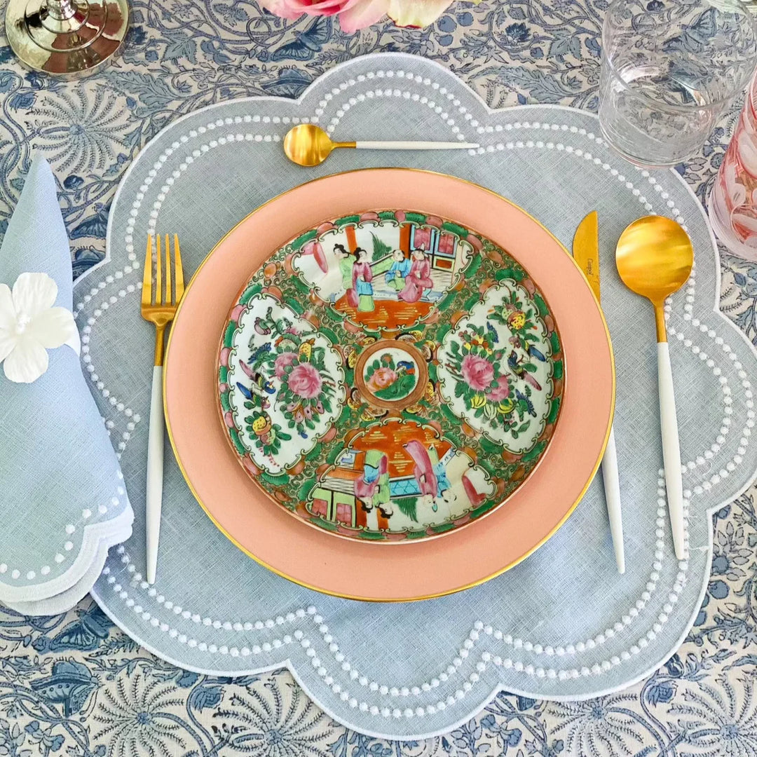 Dotted Light Blue Placemat