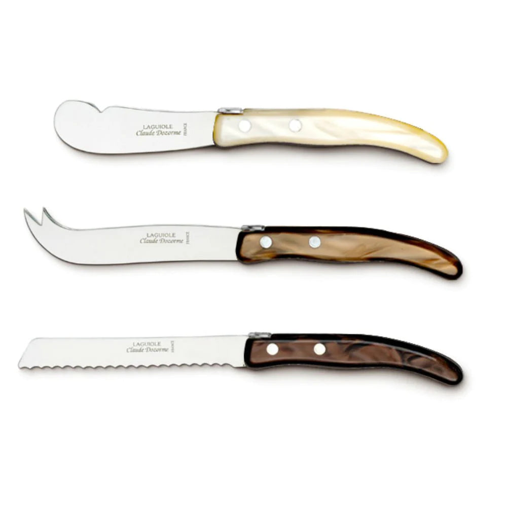 Laguiole Berlingot 3 Piece Breakfast Knives Set - Thumbnail 3