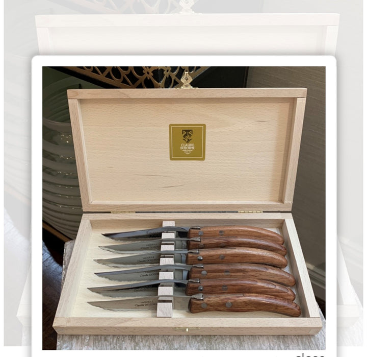 Berlingot Laguiole Set of Six Steak Knives